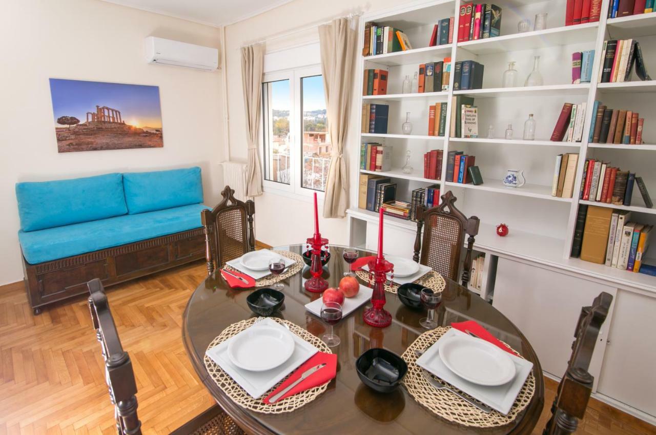 Magnificent Luxury Retrostyle Flat Acropolis View Atenas Exterior foto
