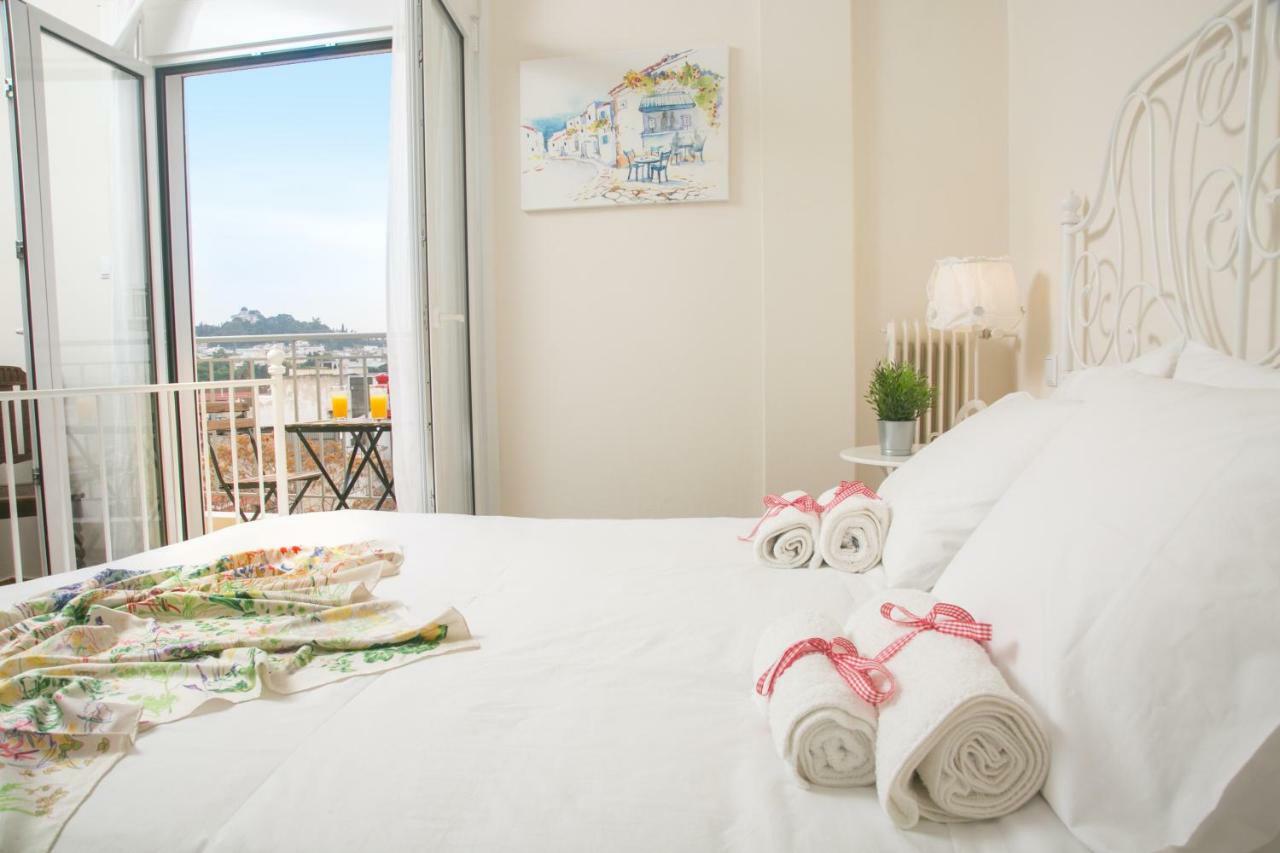 Magnificent Luxury Retrostyle Flat Acropolis View Atenas Exterior foto
