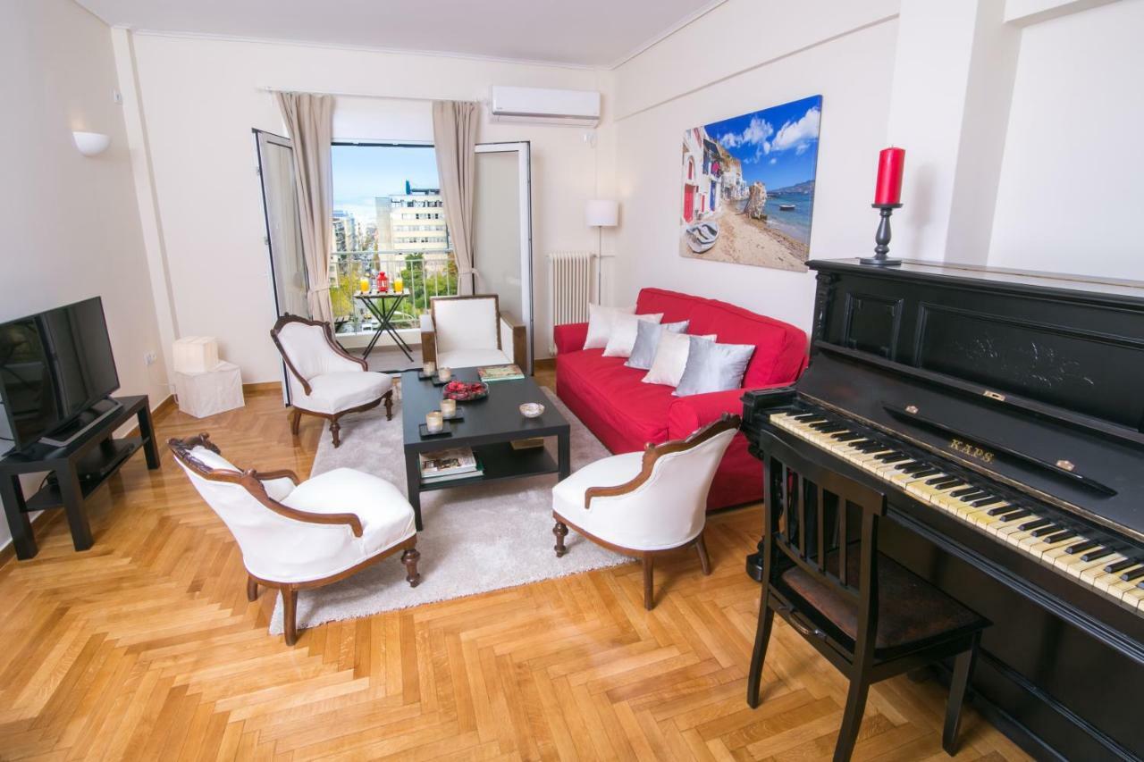 Magnificent Luxury Retrostyle Flat Acropolis View Atenas Exterior foto