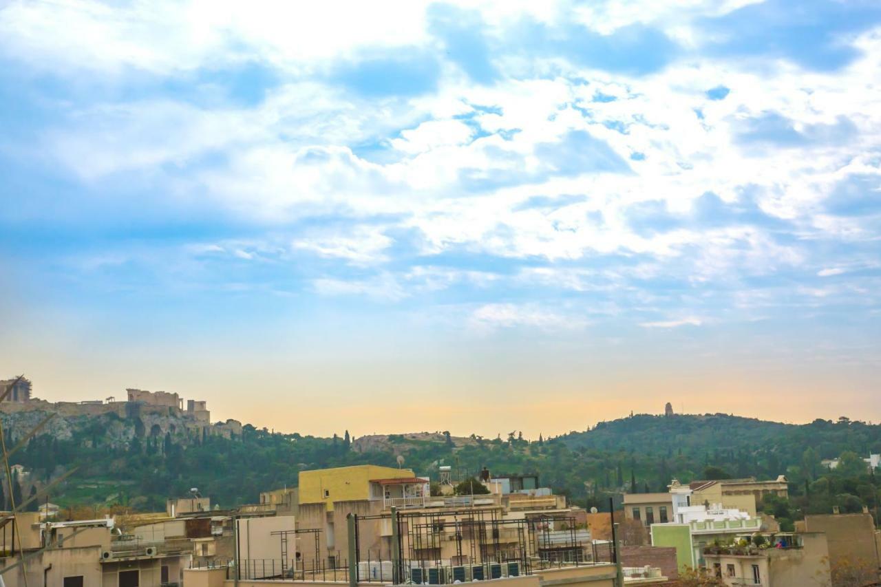 Magnificent Luxury Retrostyle Flat Acropolis View Atenas Exterior foto