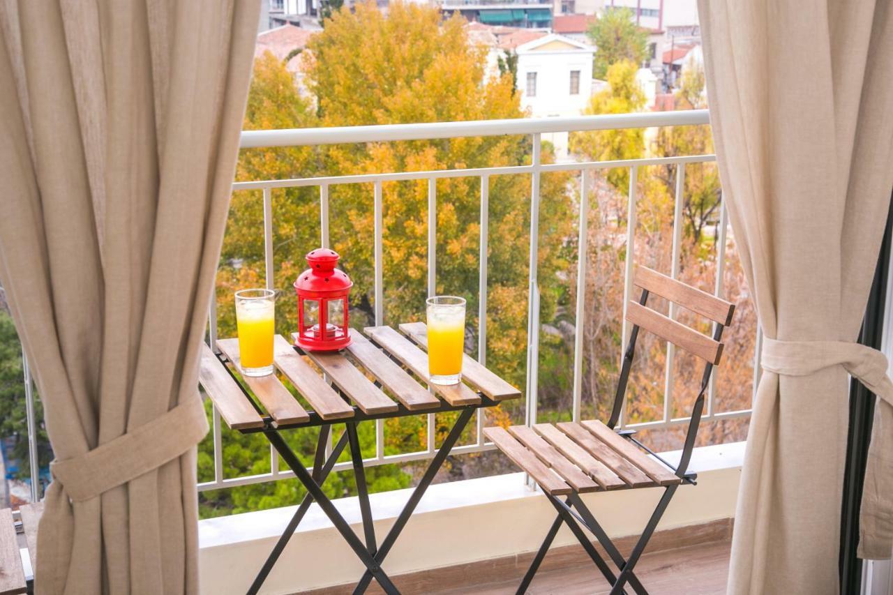 Magnificent Luxury Retrostyle Flat Acropolis View Atenas Exterior foto