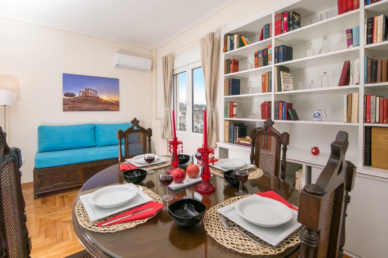 Magnificent Luxury Retrostyle Flat Acropolis View Atenas Exterior foto