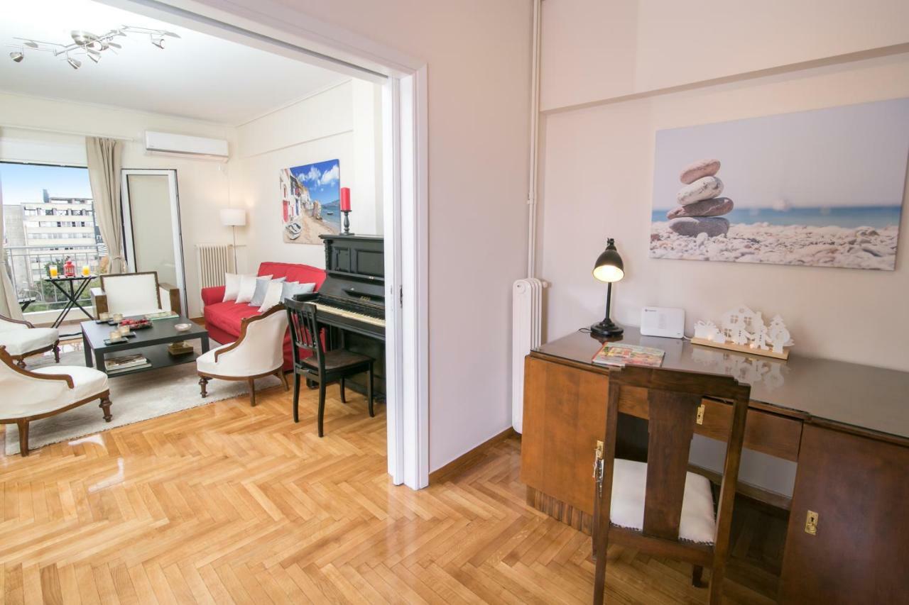Magnificent Luxury Retrostyle Flat Acropolis View Atenas Exterior foto
